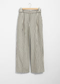 Pantalón de rayas La Paul - Beige