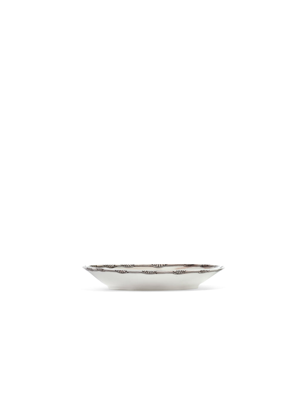 Midnight Flowers - Lot De 2 Assiettes Creuses - S - Porcelaine Bone China - Mirtillo Nude