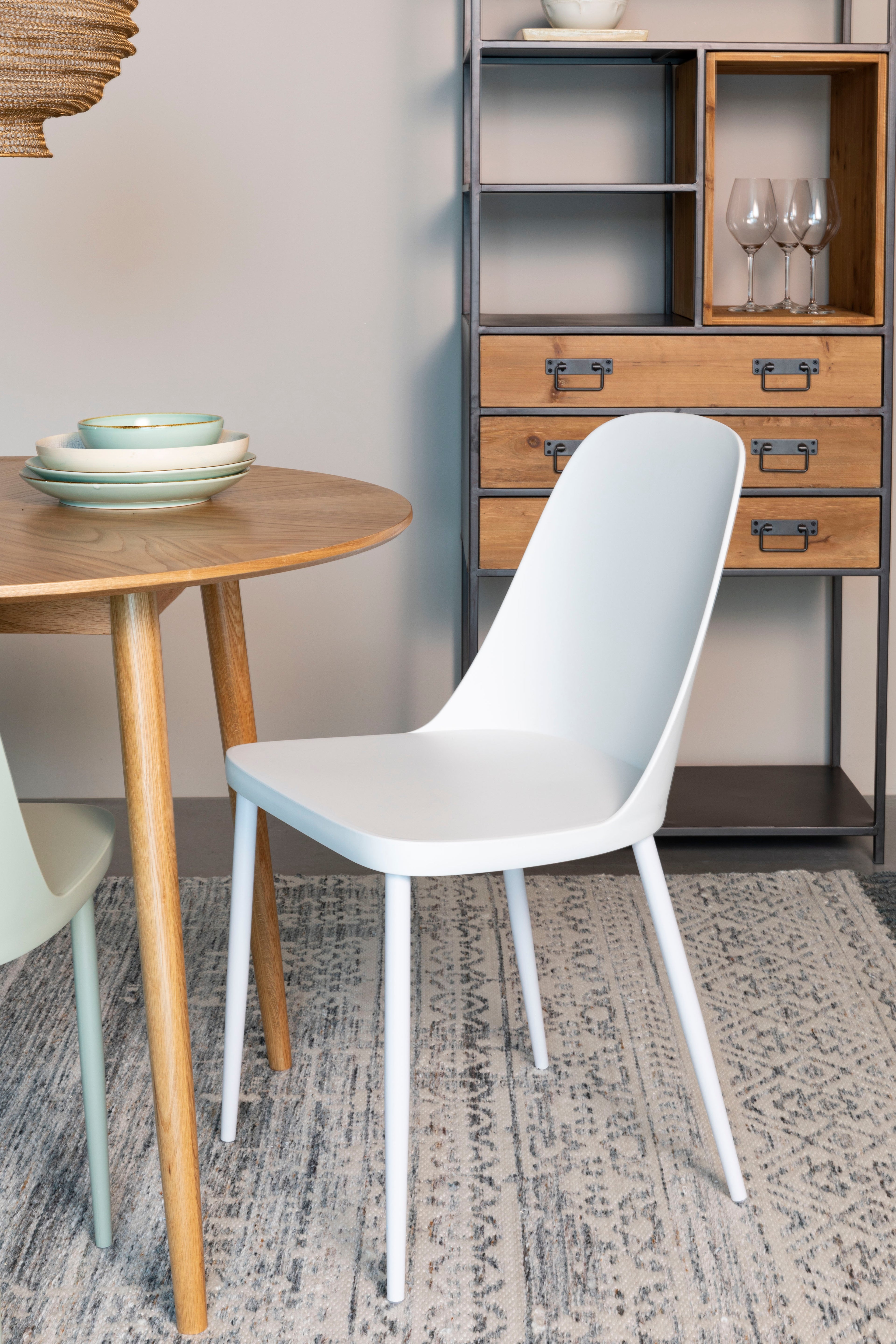 Pip All - Dining Chair - Polypropylene Plastic - White