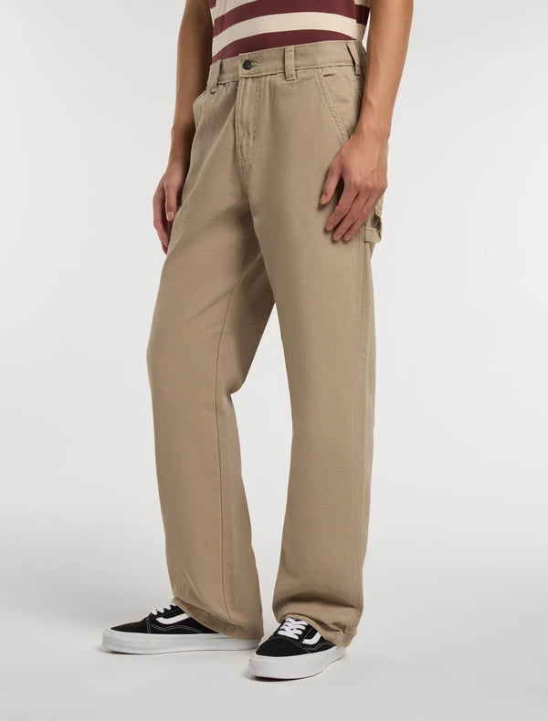 Men's Canvas Carpenter Trousers - Desert Sand
