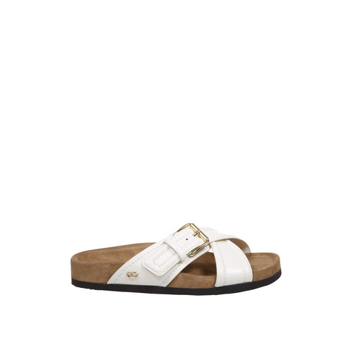 Sandales - Valentino Garavani Leather Flat - White