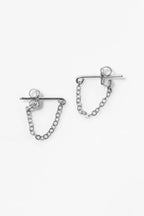 Boucles D'Oreilles Chaînette Essentiel - Argent