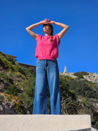 Strikbluse Suzie Sorbet