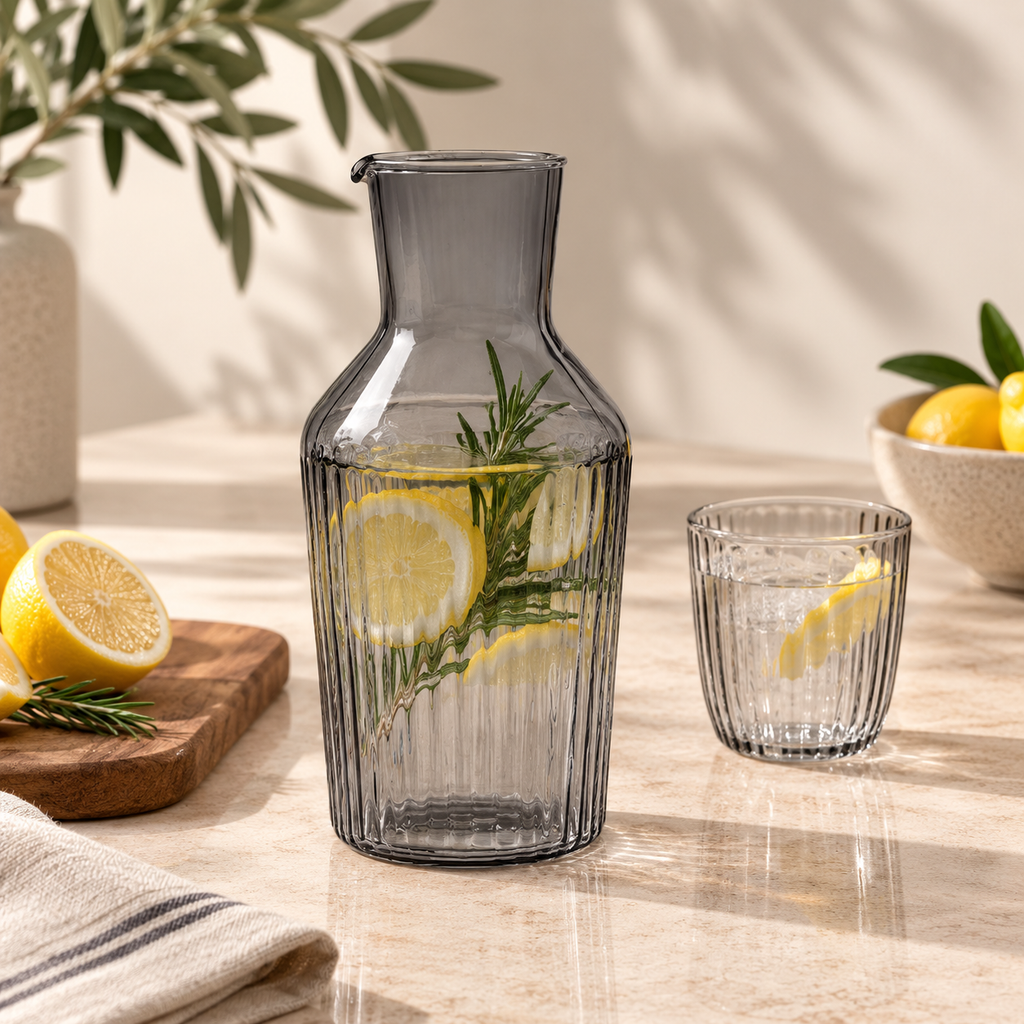 Art Culinaire - Karaffel - Rayon Dia - Glas - Mørkegrå