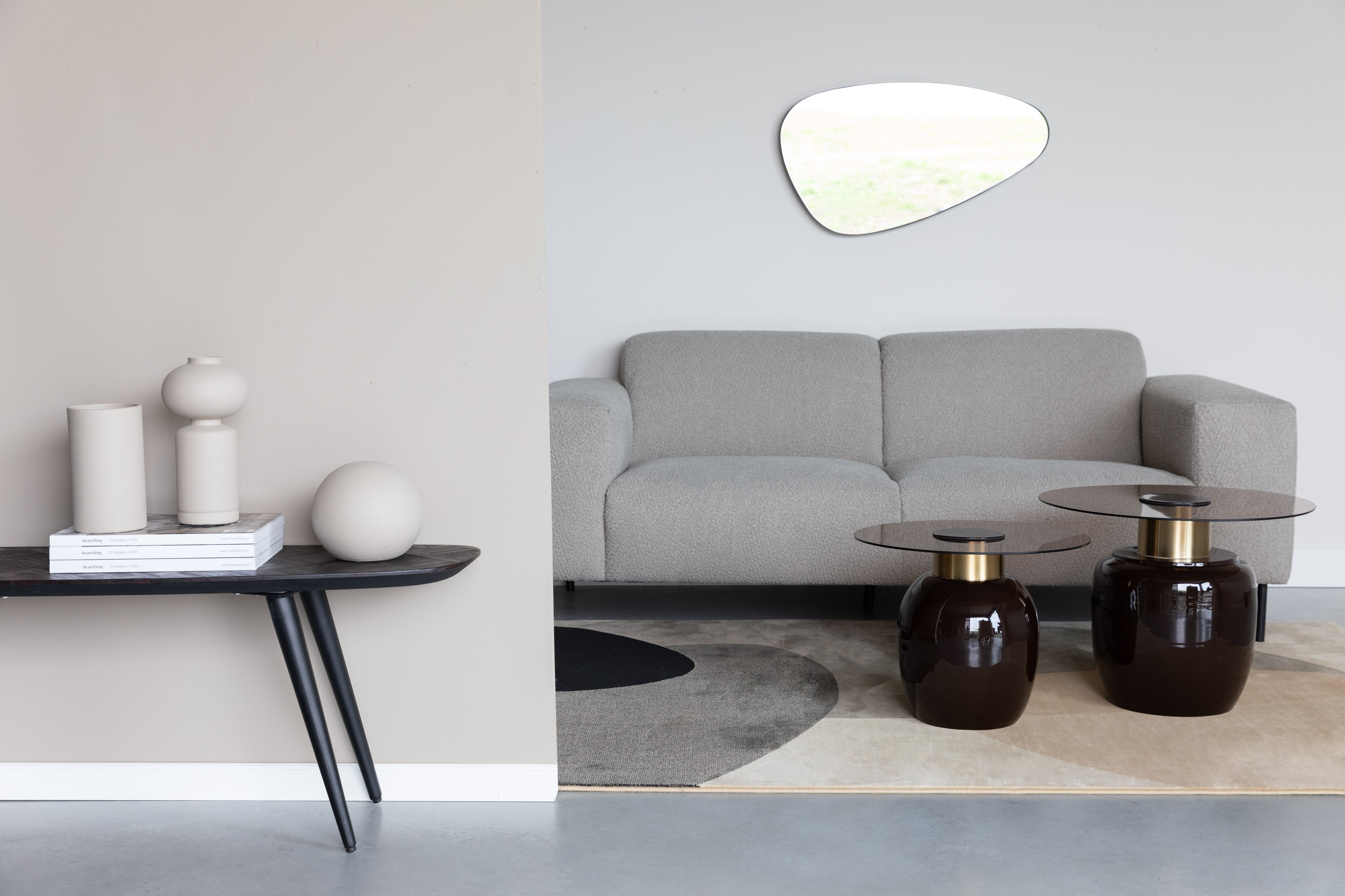 Webster - Bench - Steel - Brown