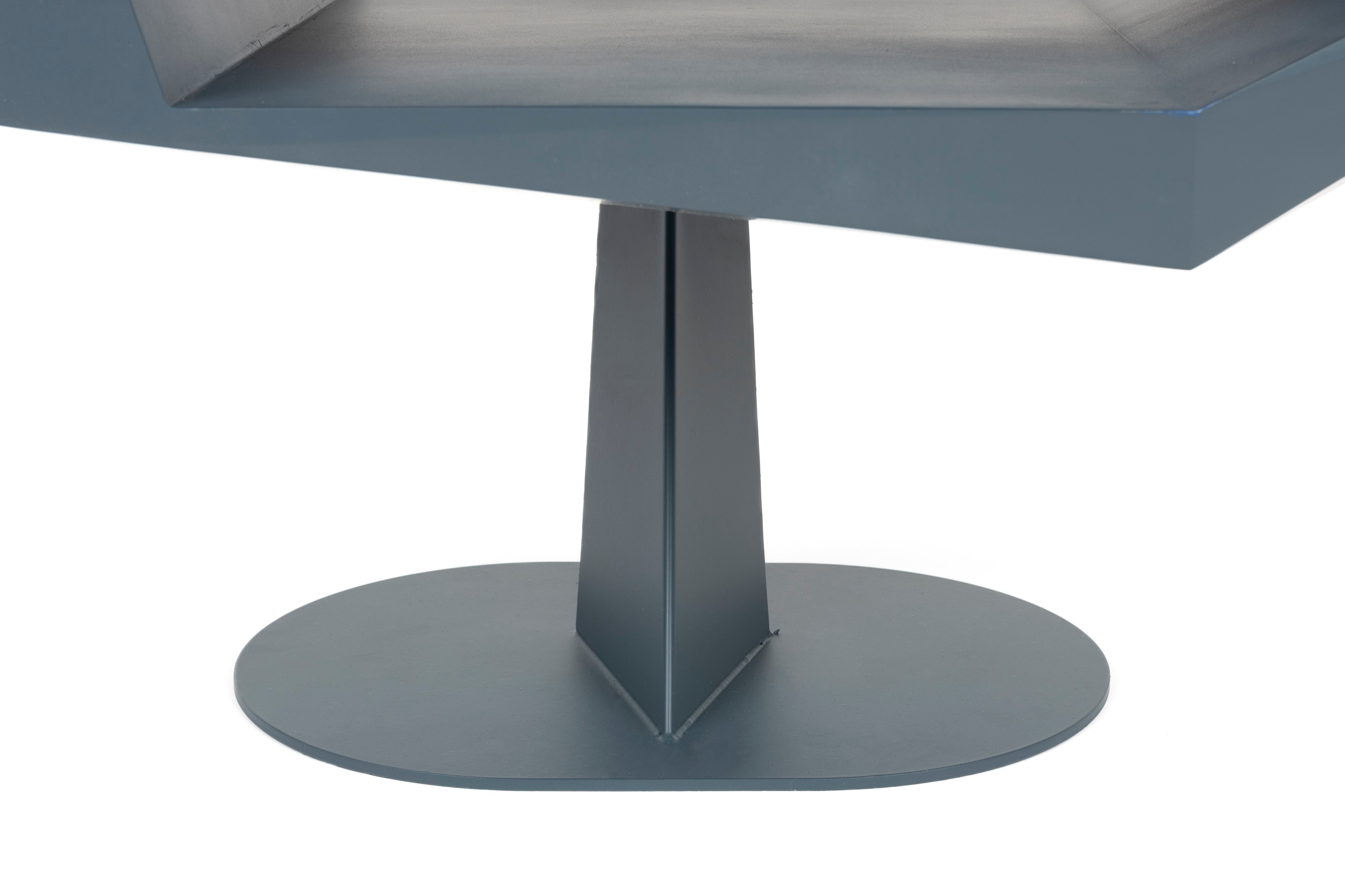 North - Side Table - Resin - Blue/Black
