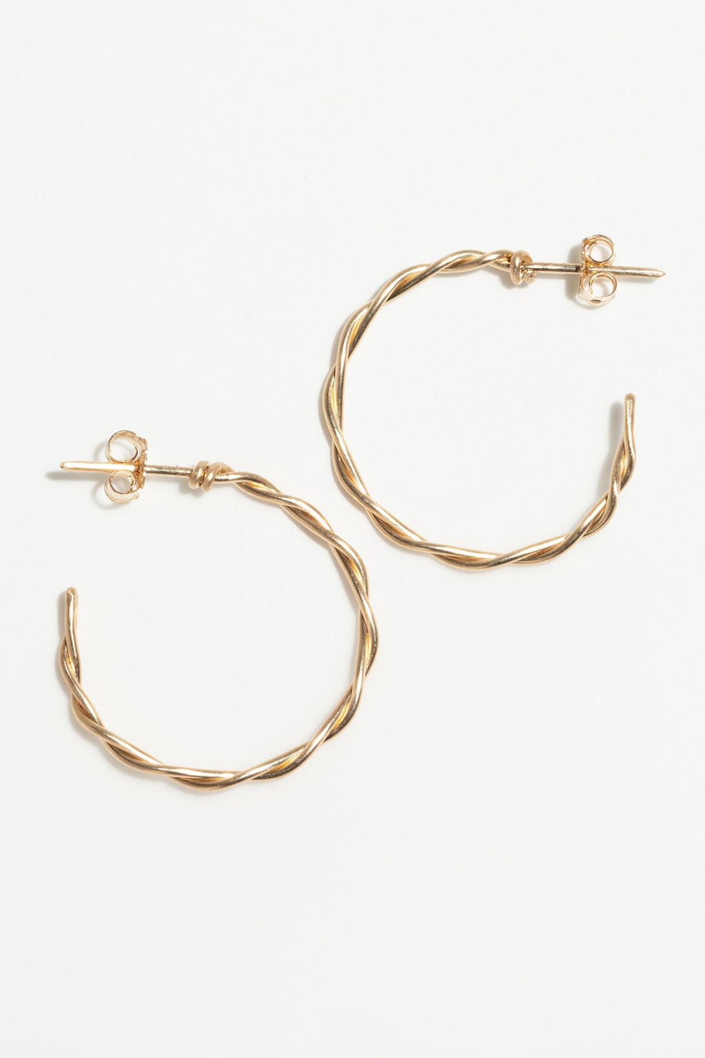 Torsade Hoop Earrings