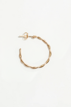 Torsade Hoop Earrings