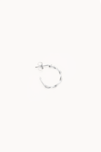 Mini Créoles Torsade - Argent
