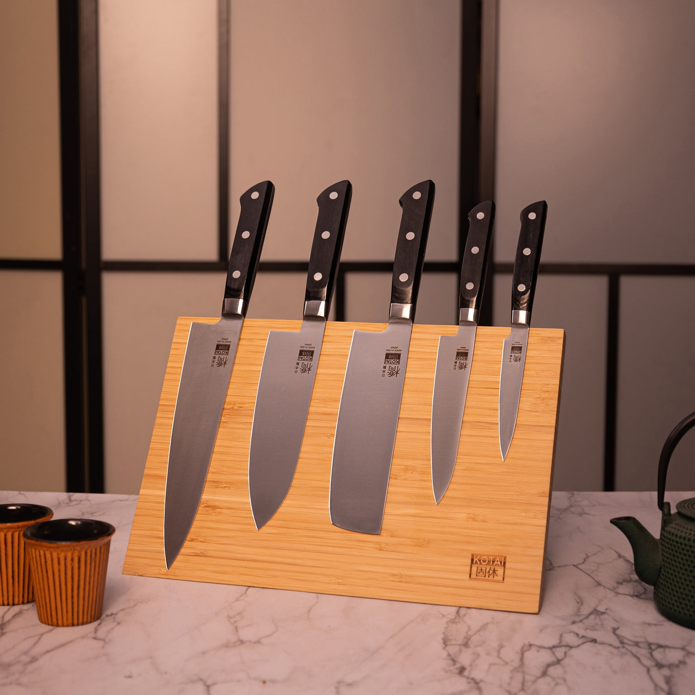 Collection Hashi Classique - Set Complet Nomade 7 Pièces : 5 Couteaux + 2 Accessoires