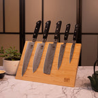 Collection Hashi Tsuchime - Set Complet Deluxe 10 Pièces : 5 Couteaux + 5 Accessoires