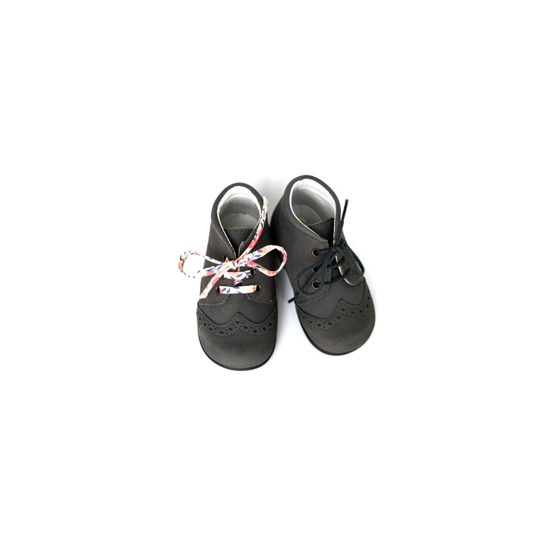 Chaussures Bottillons Souples Azylis Bout Golf - Nubuck Gris - Mixte