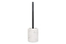Suds - Brosse Wc Avec Support Marble - Polyrésine - Blanc