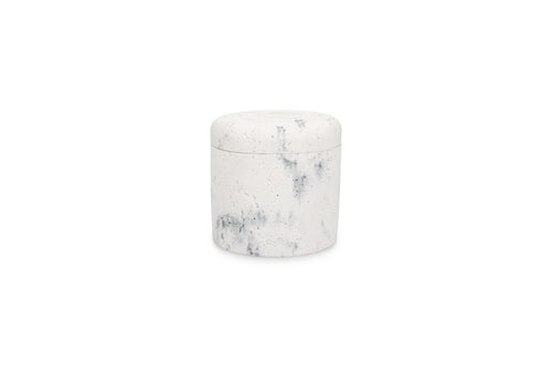 Suds - Pot De Stockage Marble - Polyrésine - Blanc