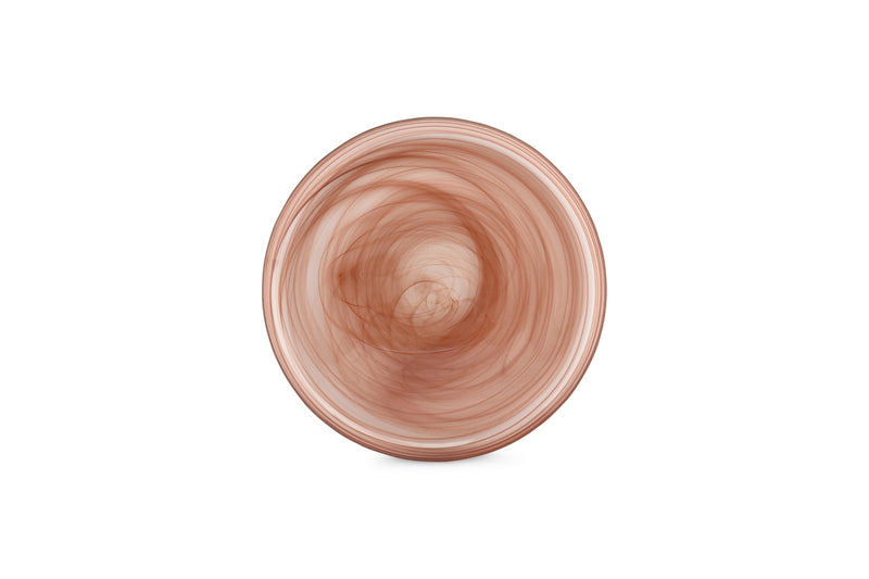 Twirl - Set De 6 Assiettes Plates - Verre - Ambre