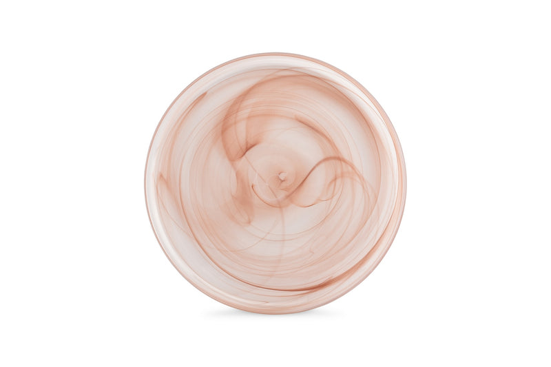 Twirl - Set De 6 Assiettes Plates - Verre - Ambre