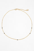 Collier-Bracelet Satellite - Agate Noire