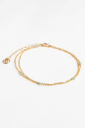 Satellite Double Necklace-Bracelet - Emerald