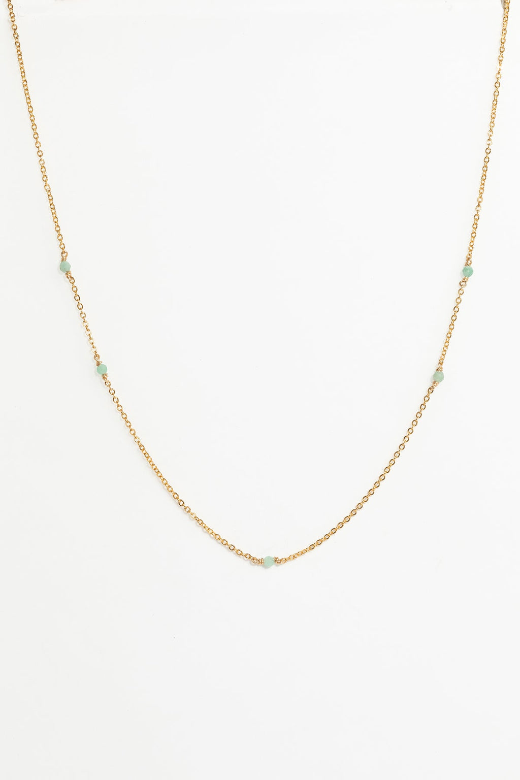Satellite Double Necklace-Bracelet - Emerald