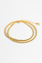 Collier-Bracelet Double Queen - Or