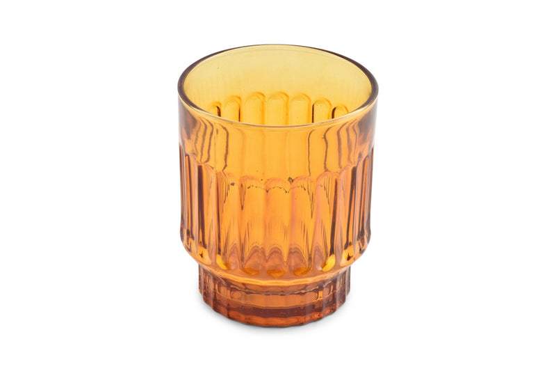 Tone - Set De 4 Verres - Verre - Ambre