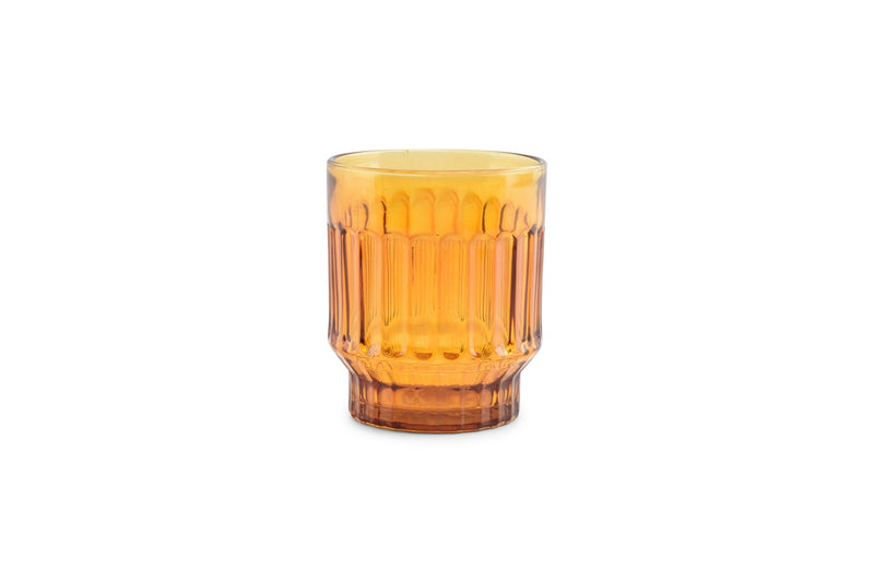 Tone - Set De 4 Verres - Verre - Ambre