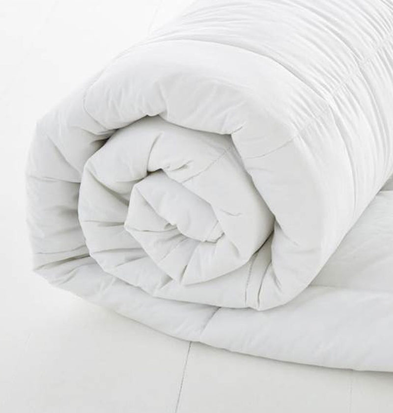 Couette Blanche Percale 91 Fils/Cm2 - 500Gr Fab Fr - Blanc Optique