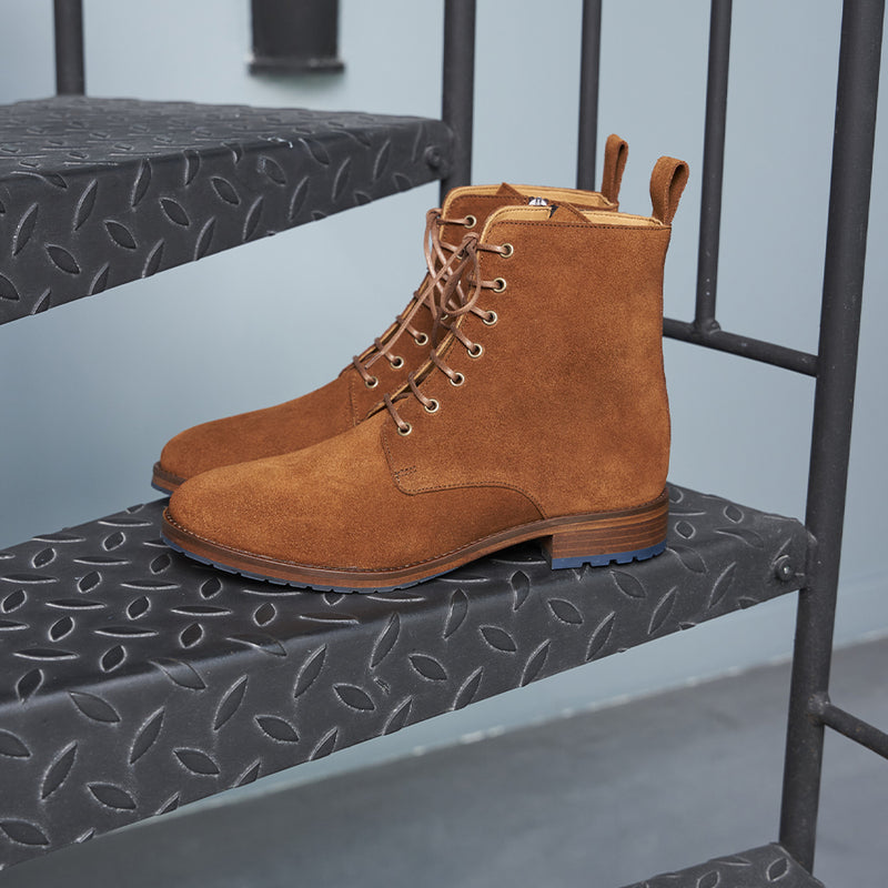 Combat Boots La Femme Impolie Daim Camel