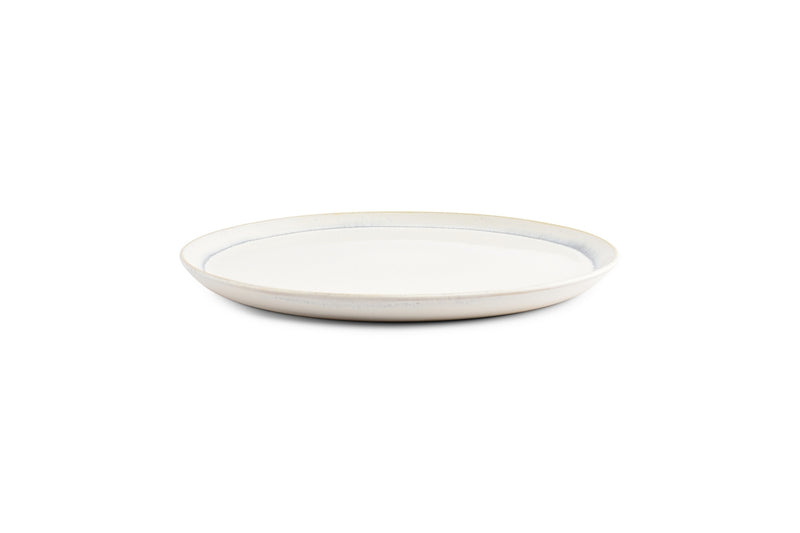 Stripes - Set De 4 Assiettes Plates - Grès - Beige