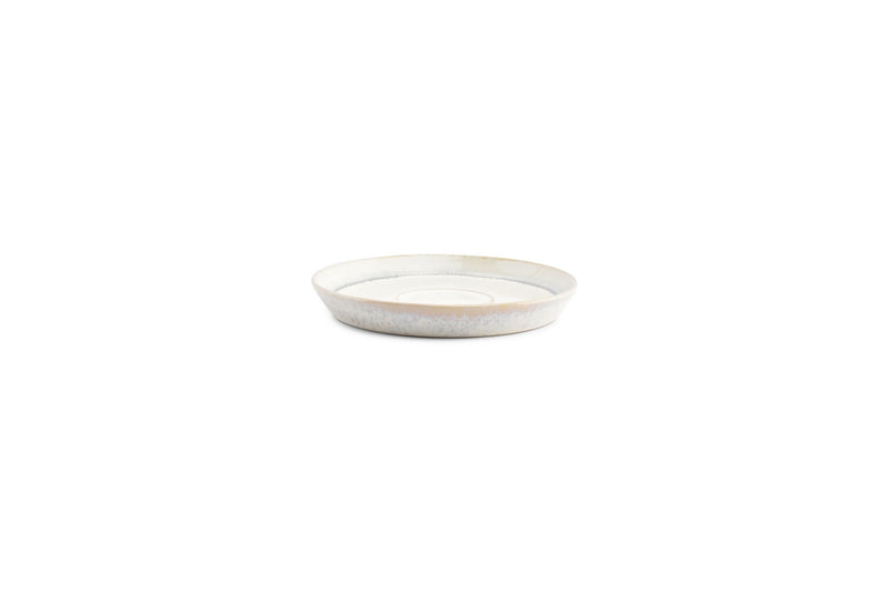 Stripes - Set De 4 Soucoupes - Grès - Beige