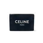 Pochette Celine Clutch Toile - Noir