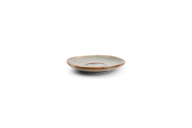 Studio Urban - Set De 4 Soucoupes À Moka - Porcelaine - Gris