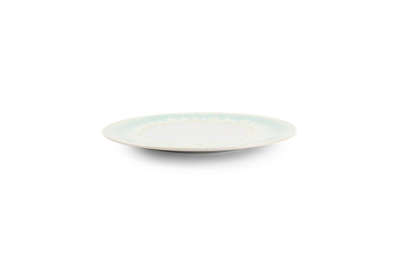 Maldives - Set De 4 Assiettes Plates - Porcelaine - Vert