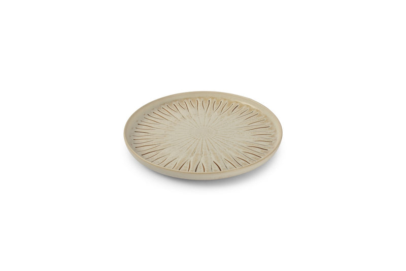 Orion - Set De 4 Assiettes Plates - Porcelaine - Blanc