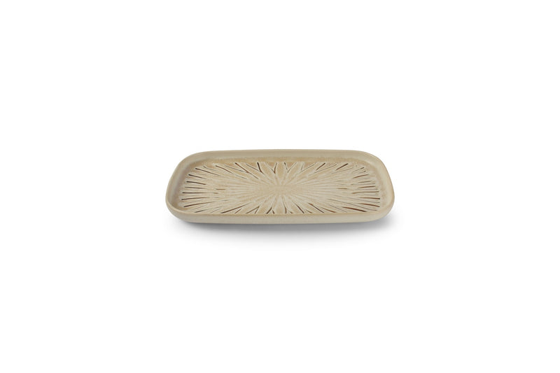Orion - Set De 4 Plats À Servir - Porcelaine - Blanc