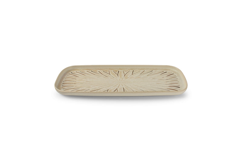 Orion - Set De 4 Plats À Servir - Porcelaine - Blanc