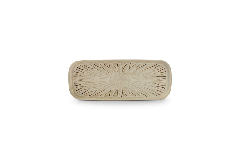 Orion - Set De 4 Plats À Servir - Porcelaine - Blanc