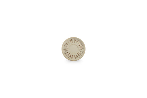 Orion - Set De 4 Soucoupes À Moka - Porcelaine - Blanc