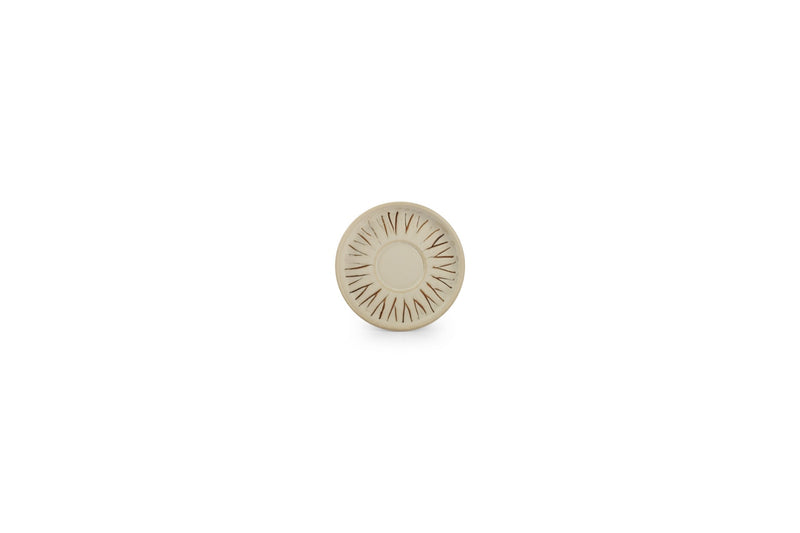 Orion - Set De 4 Soucoupes À Moka - Porcelaine - Blanc