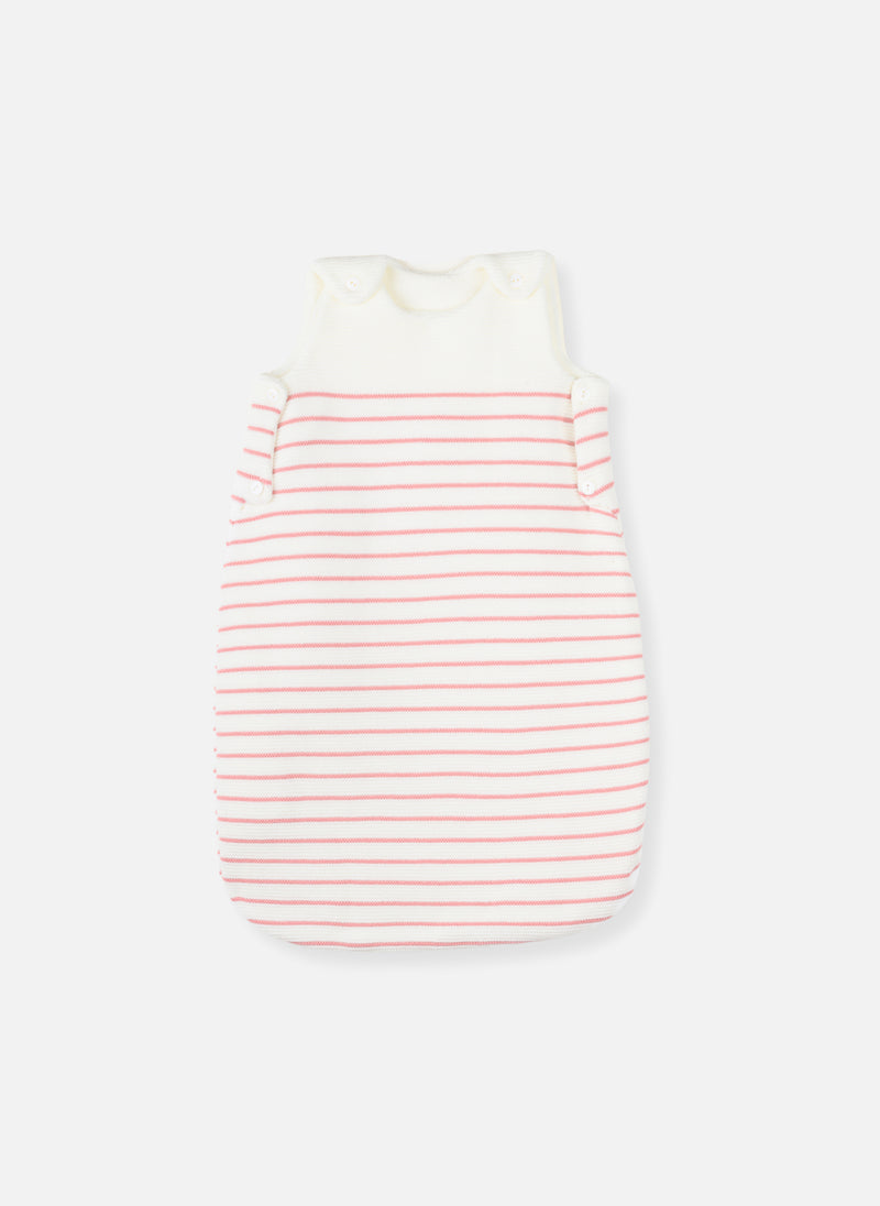 Tog 2 Sleeping Bag - Ecru With Petunia Stripe