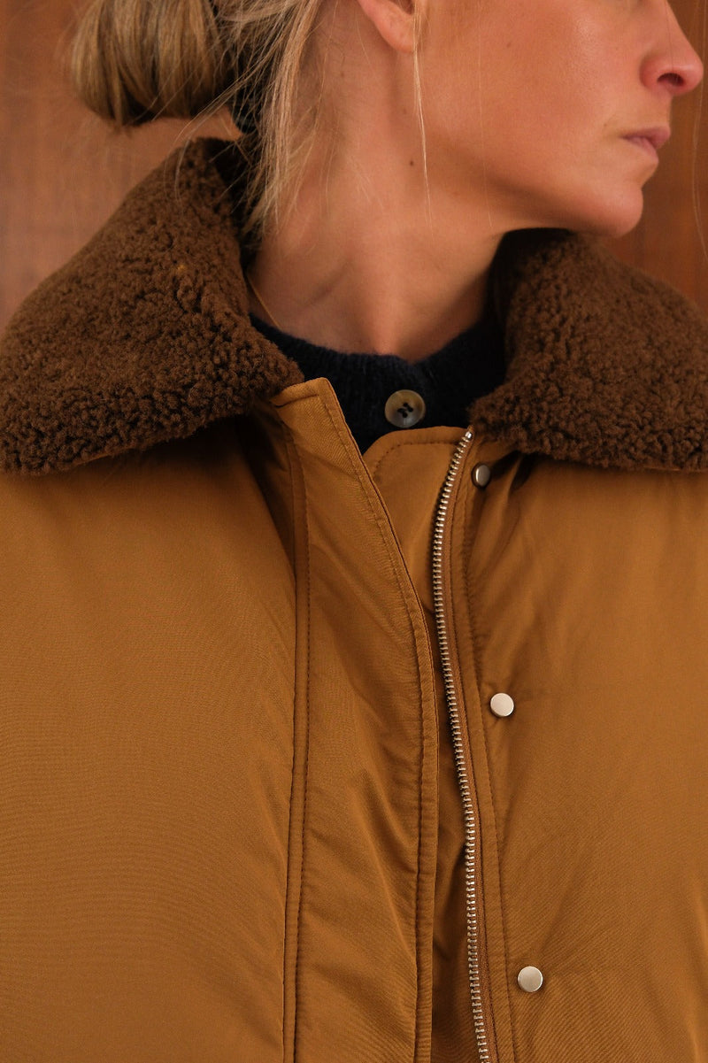 Doudoune Anaïs Camel