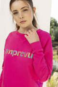 Le Sweatshirt Dario Arc En Ciel Rose