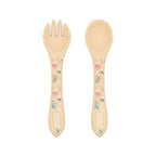 Silicone Fork & Spoon Set - The Sloth