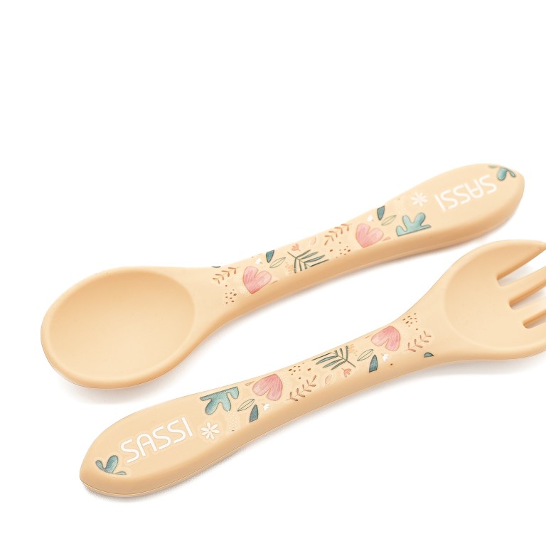 Silicone Fork & Spoon Set - The Sloth