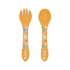 Silicone Fork & Spoon Kit - The Lion