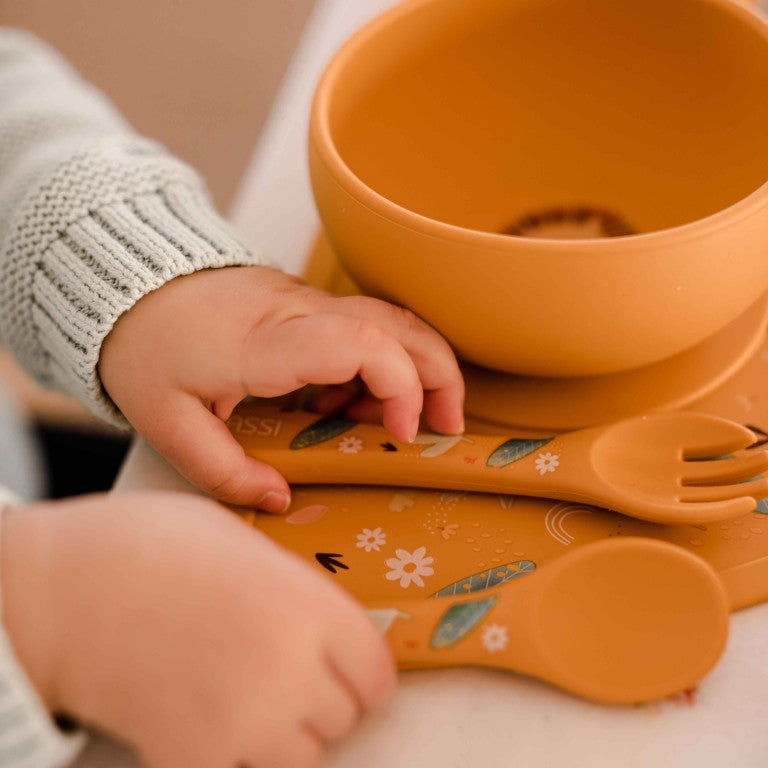 Silicone Fork & Spoon Kit - The Lion