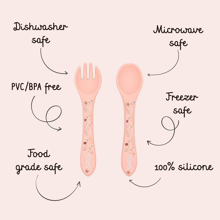 Silicone Fork & Spoon Set - The Octopus