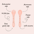 Silicone Fork & Spoon Set - The Octopus