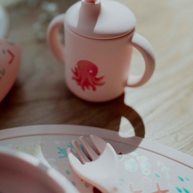 Silicone Fork & Spoon Set - The Octopus