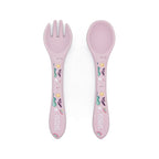 Silicone Fork & Spoon Set - The Unicorn
